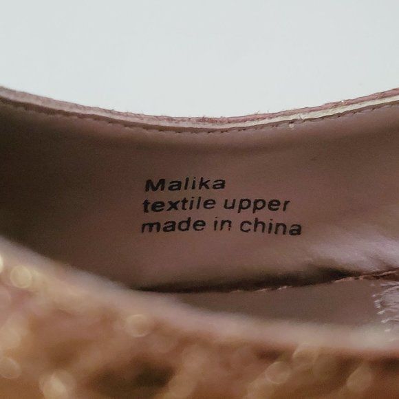 J. Renee Copper Snake Skin Padded Slipper Style Heel, Sz 6.5M - Picture 9 of 9